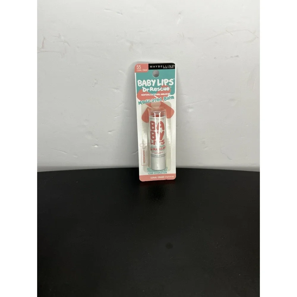 Maybelline Baby Lips Dr Rescue Coral Crave #55‎ Medicated Balm NEW